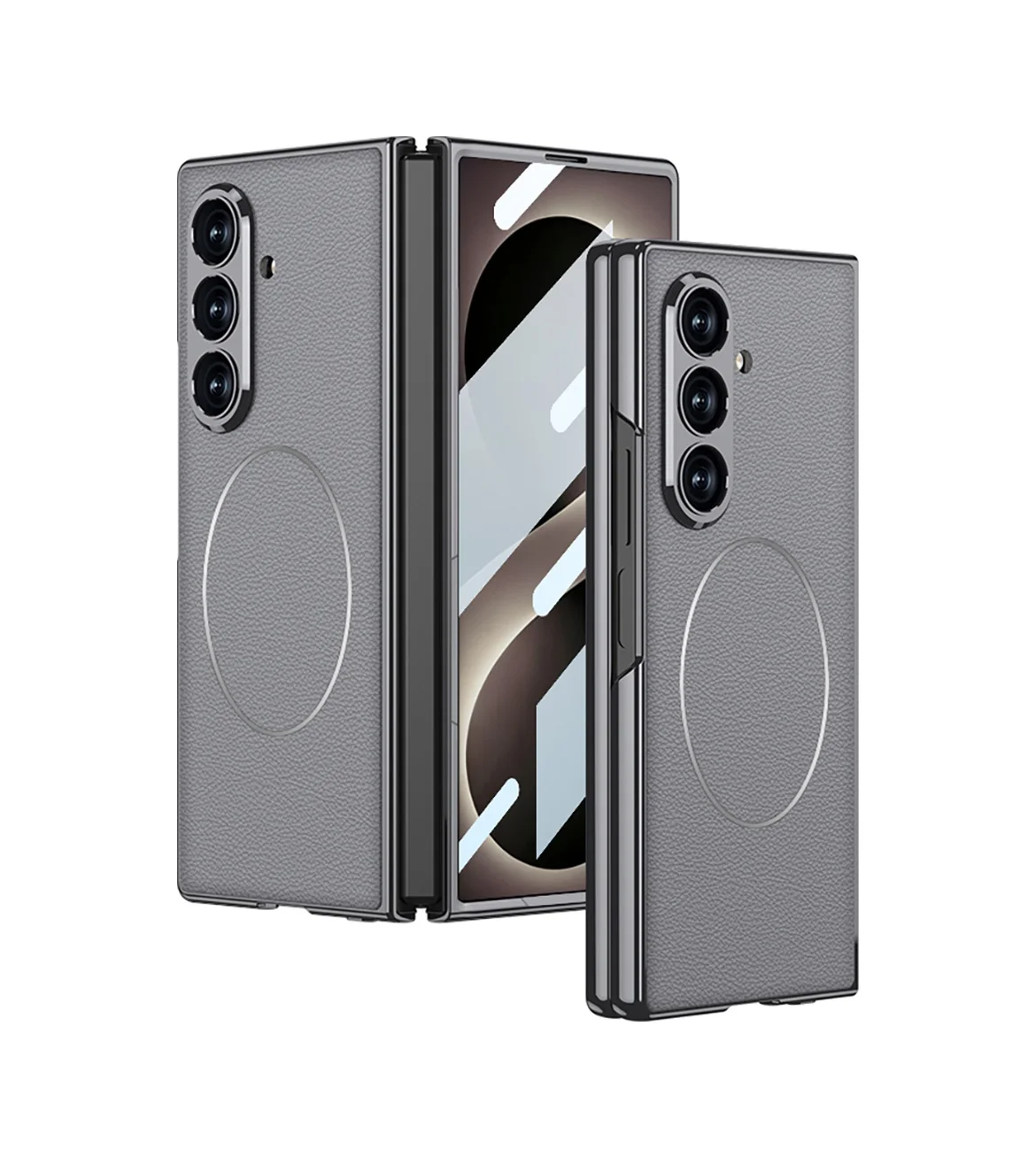 Lexroo Samsung Galaxy Uyumlu Z Fold 8 Ultra Kılıf M-safe Şarj Özellikli Kıpta Kpt-10 Sert Pc Kılıf - Gri Lexroo Samsung Galaxy Uyumlu Z Fold 8 Ultra Kılıf M-safe Şarj Özellikli Kıpta Kpt-10 Sert Pc Kılıf - Gri