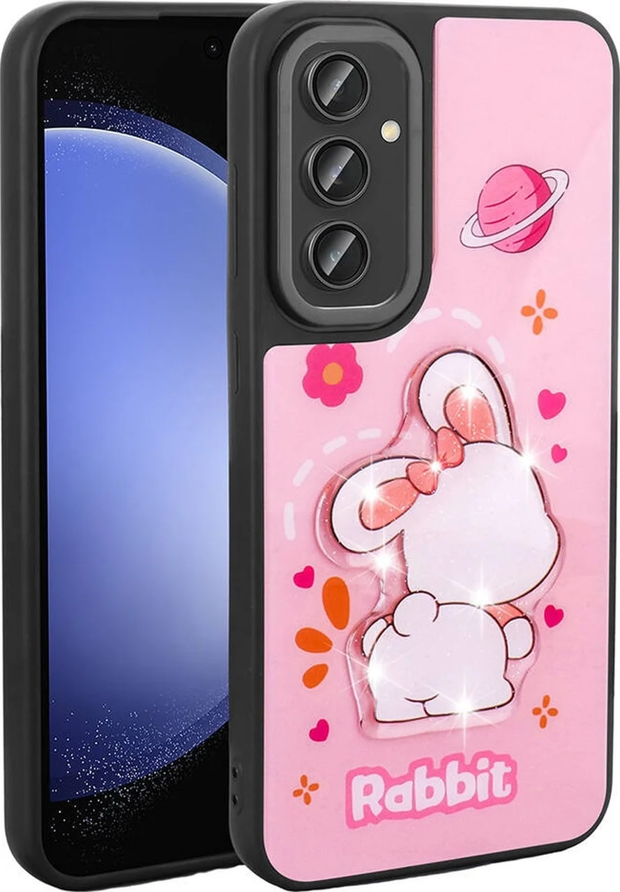 Lexroo Samsung Galaxy Uyumlu S24 Plus Kılıf Parlayan Kabartmalı İkonik Figürlü Amas Silikon Kılıf - Pembe Lexroo Samsung Galaxy Uyumlu S24 Plus Kılıf Parlayan Kabartmalı İkonik Figürlü Amas Silikon Kılıf - Pembe