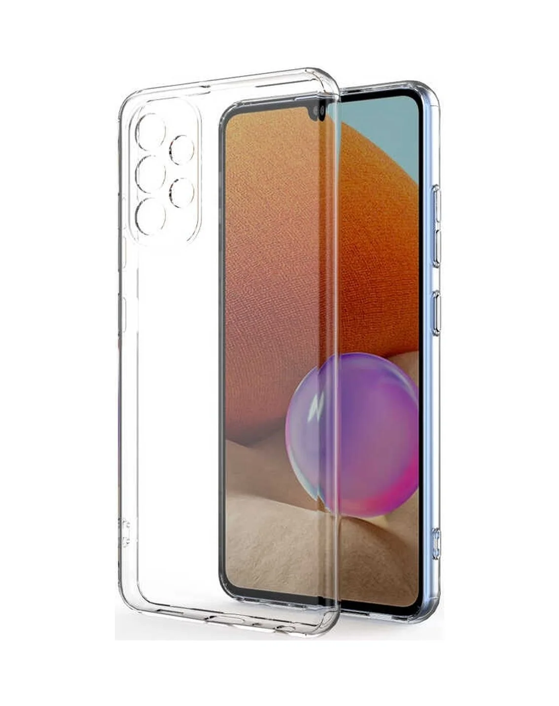 Lexroo Samsung Galaxy Uyumlu A72 Kılıf Kamera Korumalı Süper Silikon Kılıf - Renksiz Çok Renkli Lexroo Samsung Galaxy Uyumlu A72 Kılıf Kamera Korumalı Süper Silikon Kılıf - Renksiz Çok Renkli
