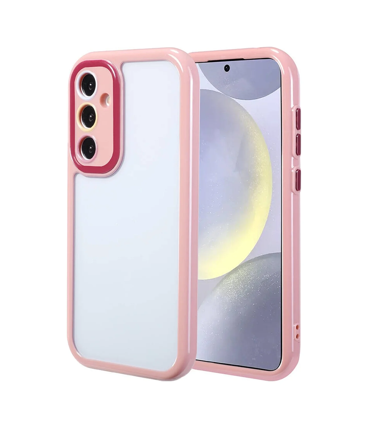 Lexroo Samsung Galaxy Uyumlu S24 Kılıf Kamera Korumalı Renkli Kenar Ve Çerçeve Tasarımlı Vitamin Kılıf - Mürdüm Çok Renkli Lexroo Samsung Galaxy Uyumlu S24 Kılıf Kamera Korumalı Renkli Kenar Ve Çerçeve Tasarımlı Vitamin Kılıf - Mürdüm Çok Renkli
