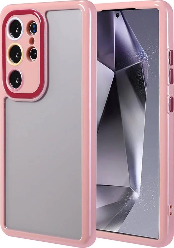 Lexroo Samsung Galaxy Uyumlu S24 Ultra Kılıf Kamera Korumalı Renkli Kenar Ve Çerçeve Tasarımlı Vitamin - Mürdüm Çok Renkli Lexroo Samsung Galaxy Uyumlu S24 Ultra Kılıf Kamera Korumalı Renkli Kenar Ve Çerçeve Tasarımlı Vitamin - Mürdüm Çok Renkli