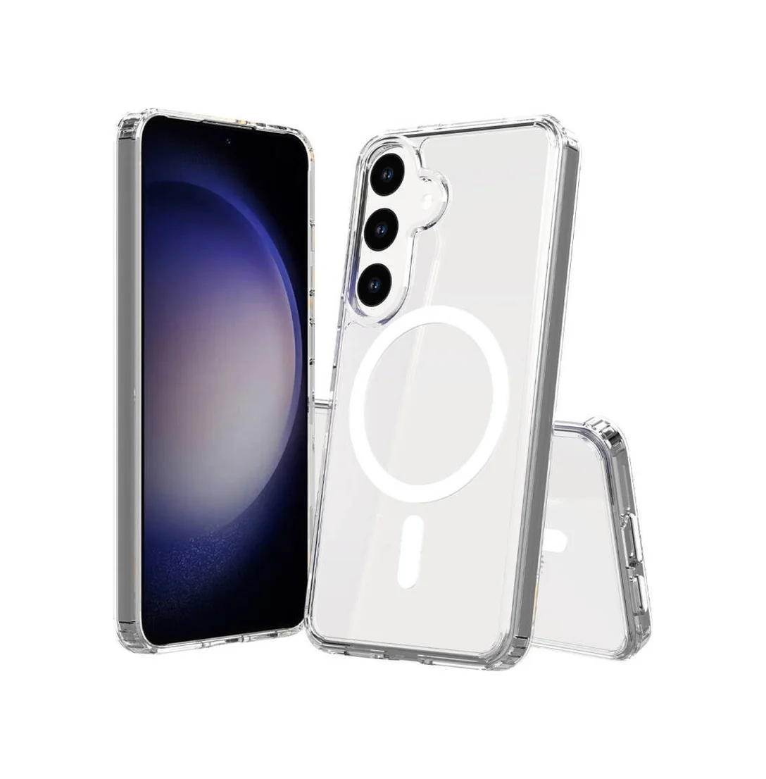 Lexroo Samsung Galaxy Uyumlu S25 Plus Kılıf M-safe Şarj Özellikli Şeffaf Sert Pc Embos Kılıf - Şeffaf Lexroo Samsung Galaxy Uyumlu S25 Plus Kılıf M-safe Şarj Özellikli Şeffaf Sert Pc Embos Kılıf - Şeffaf