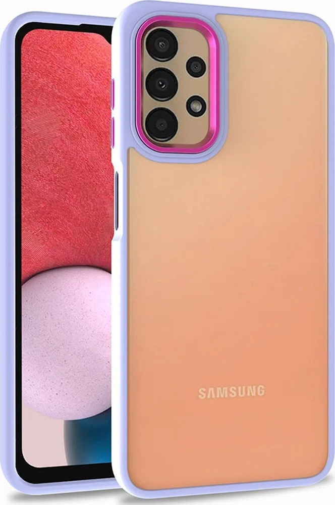 Lexroo Samsung Galaxy Uyumlu A13 4g Kılıf Flora Kılıf - Lila Lexroo Samsung Galaxy Uyumlu A13 4g Kılıf Flora Kılıf - Lila