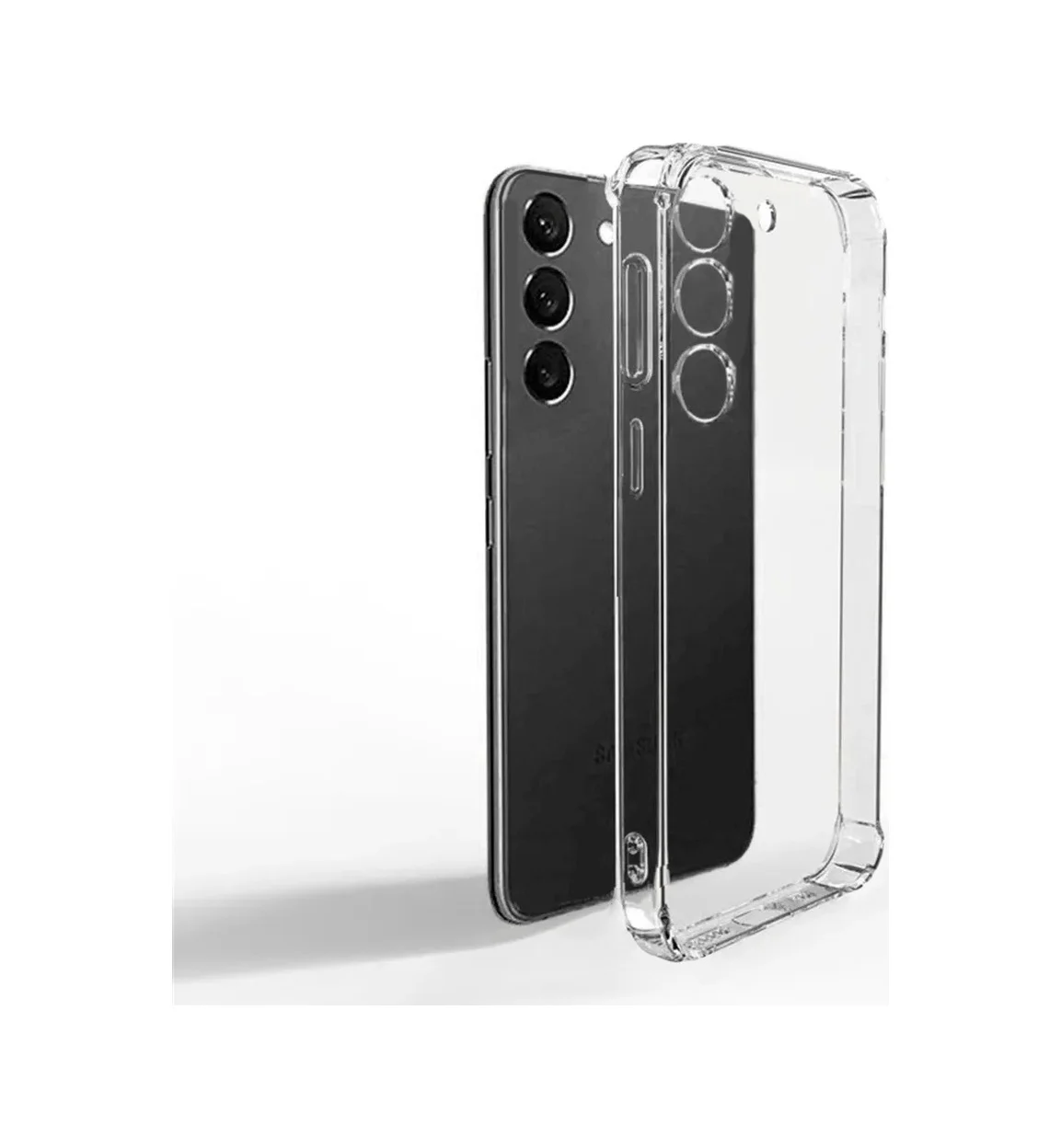 Lexroo Samsung Galaxy Uyumlu S23 Kılıf 2mm Anti Shock Silikon - Renksiz Çok Renkli Lexroo Samsung Galaxy Uyumlu S23 Kılıf 2mm Anti Shock Silikon - Renksiz Çok Renkli