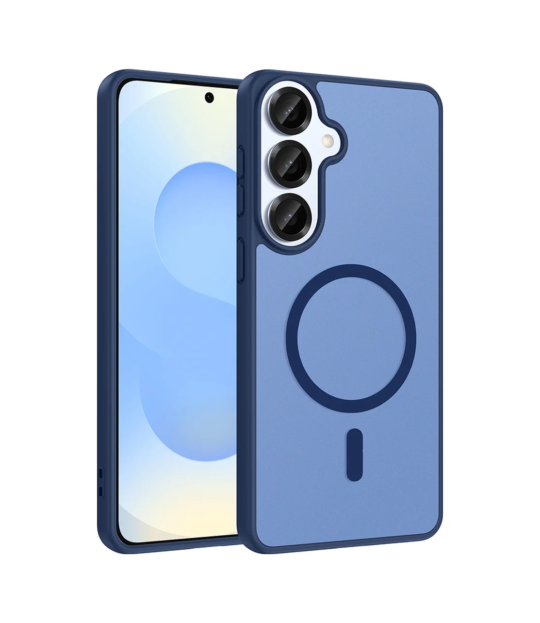 Lexroo Samsung Galaxy Uyumlu S26 Plus Kılıf M-safe Şarj Özellikli Babet Kılıf - Mavi Lexroo Samsung Galaxy Uyumlu S26 Plus Kılıf M-safe Şarj Özellikli Babet Kılıf - Mavi