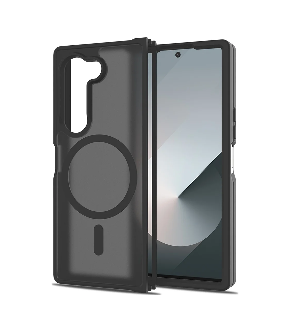 Lexroo Samsung Galaxy Uyumlu Z Fold 6 Kılıf M-safe Şarj Özellikli Kamera Korumalı Lunex Kılıf - Siyah Lexroo Samsung Galaxy Uyumlu Z Fold 6 Kılıf M-safe Şarj Özellikli Kamera Korumalı Lunex Kılıf - Siyah