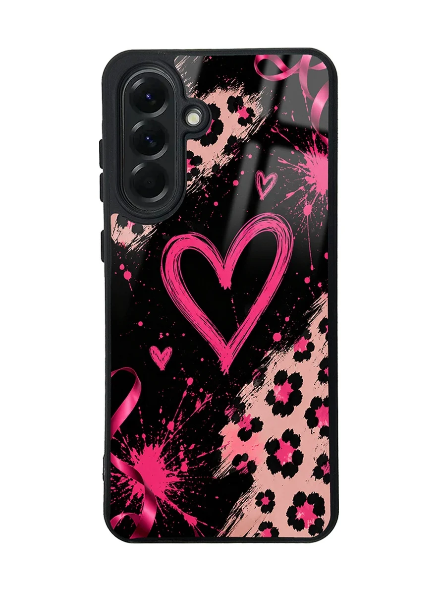 Lexroo Samsung Galaxy Uyumlu A56 Kılıf Kamera Korumalı Desenli Lusi Kılıf - Pembe Kalp Lexroo Samsung Galaxy Uyumlu A56 Kılıf Kamera Korumalı Desenli Lusi Kılıf - Pembe Kalp