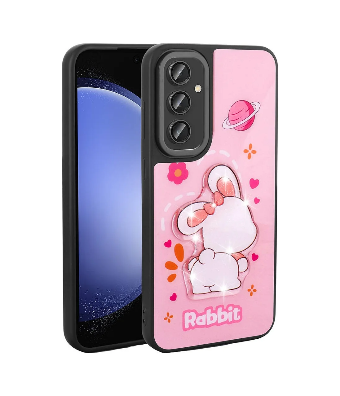 Lexroo Samsung Galaxy Uyumlu S24 Kılıf Parlayan Kabartmalı İkonik Figürlü Amas Silikon Kılıf - Pembe Lexroo Samsung Galaxy Uyumlu S24 Kılıf Parlayan Kabartmalı İkonik Figürlü Amas Silikon Kılıf - Pembe