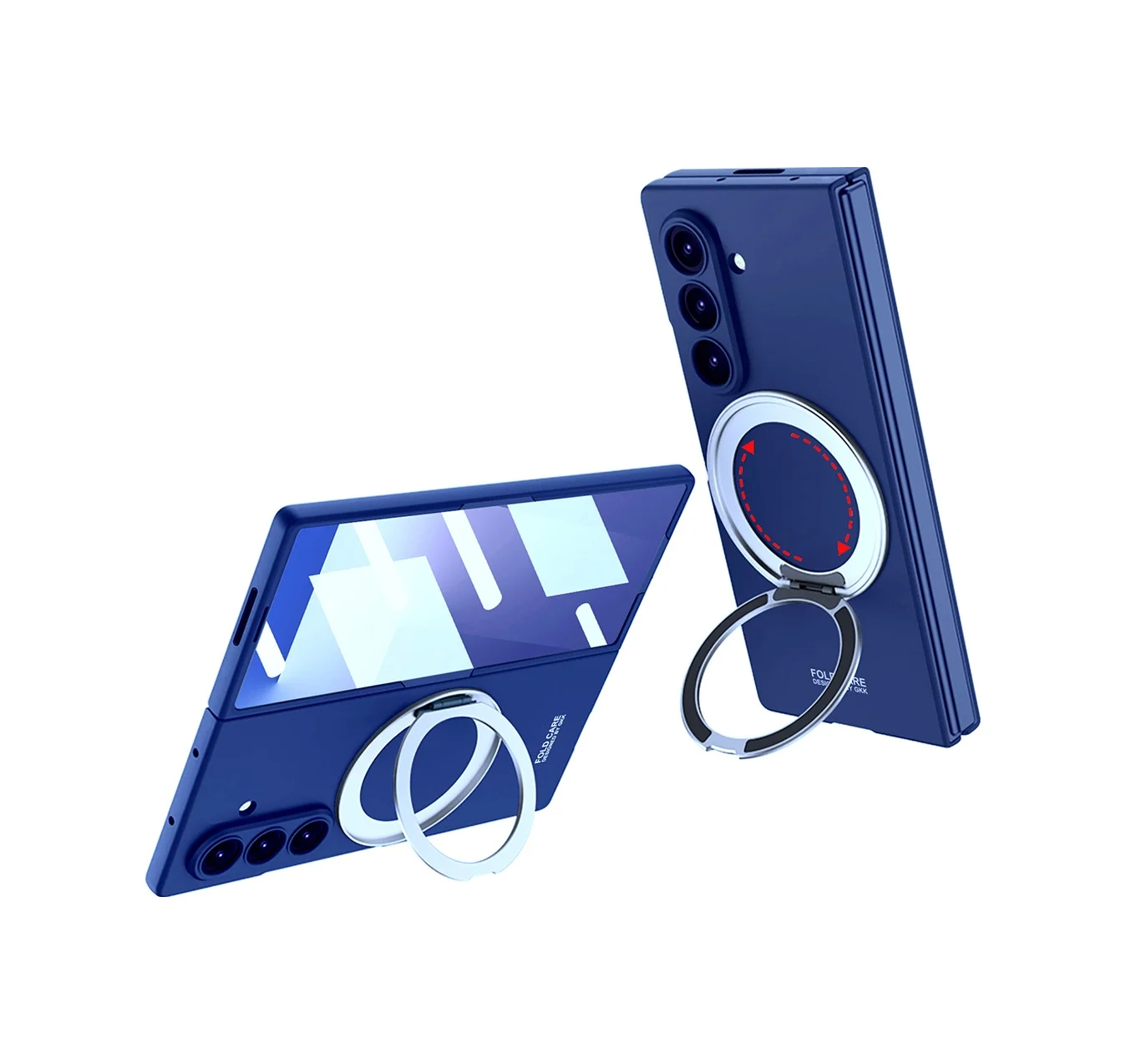 Lexroo Samsung Galaxy Uyumlu Z Fold 7 Kılıf M-safe Şarj Özellikli Kıpta Yüzüklü Kamera Korumalı Kılıf - Lacivert Lexroo Samsung Galaxy Uyumlu Z Fold 7 Kılıf M-safe Şarj Özellikli Kıpta Yüzüklü Kamera Korumalı Kılıf - Lacivert