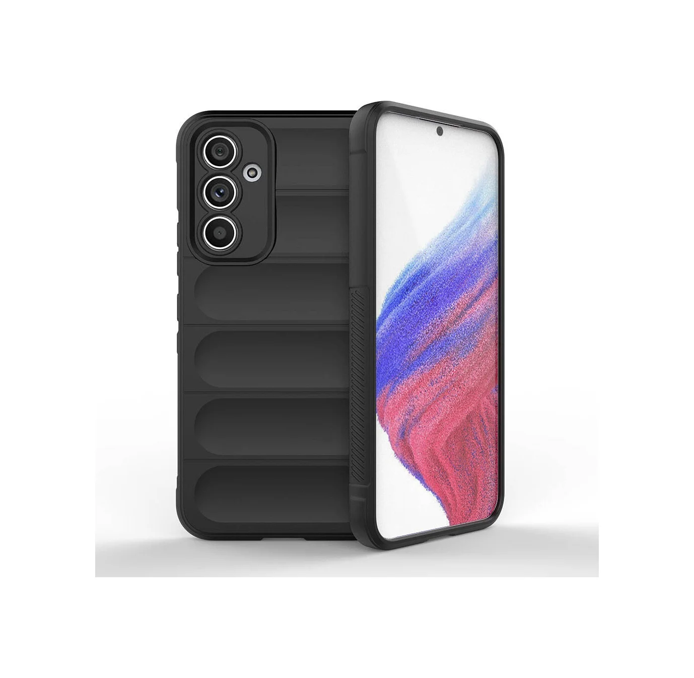 Lexroo Samsung Galaxy Uyumlu A54 Kılıf Esnek Tpu Oyuklu Arka Yüzey Tasarımlı Etnik Silikon Kılıf - Siyah Lexroo Samsung Galaxy Uyumlu A54 Kılıf Esnek Tpu Oyuklu Arka Yüzey Tasarımlı Etnik Silikon Kılıf - Siyah
