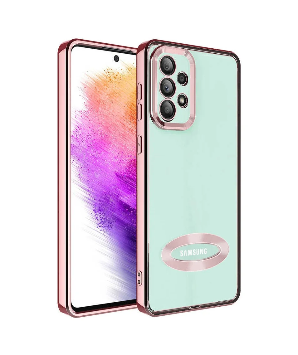 Lexroo Samsung Galaxy Uyumlu A53 5g Kılıf Kamera Korumalı Logo Gösteren Omega Kılıf - Rose Gold Lexroo Samsung Galaxy Uyumlu A53 5g Kılıf Kamera Korumalı Logo Gösteren Omega Kılıf - Rose Gold