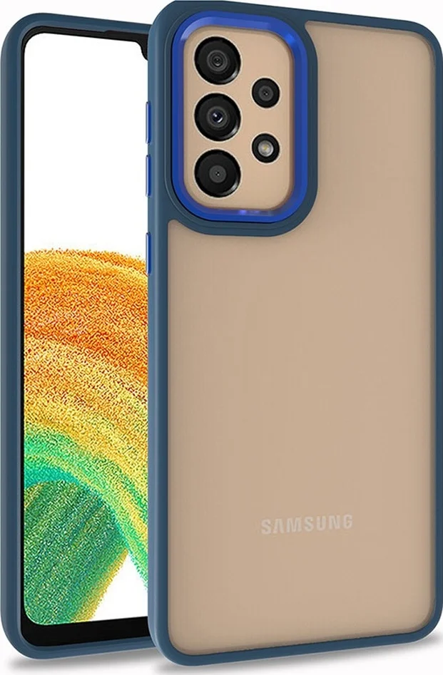 Lexroo Samsung Galaxy Uyumlu A33 5g Kılıf Flora Kılıf - Mavi Lexroo Samsung Galaxy Uyumlu A33 5g Kılıf Flora Kılıf - Mavi