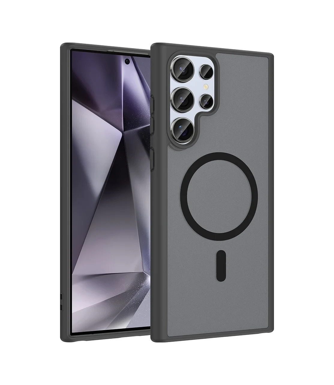 Lexroo Samsung Galaxy Uyumlu S22 Ultra Kılıf M-safe Şarj Özellikli Babet Kılıf - Siyah Lexroo Samsung Galaxy Uyumlu S22 Ultra Kılıf M-safe Şarj Özellikli Babet Kılıf - Siyah