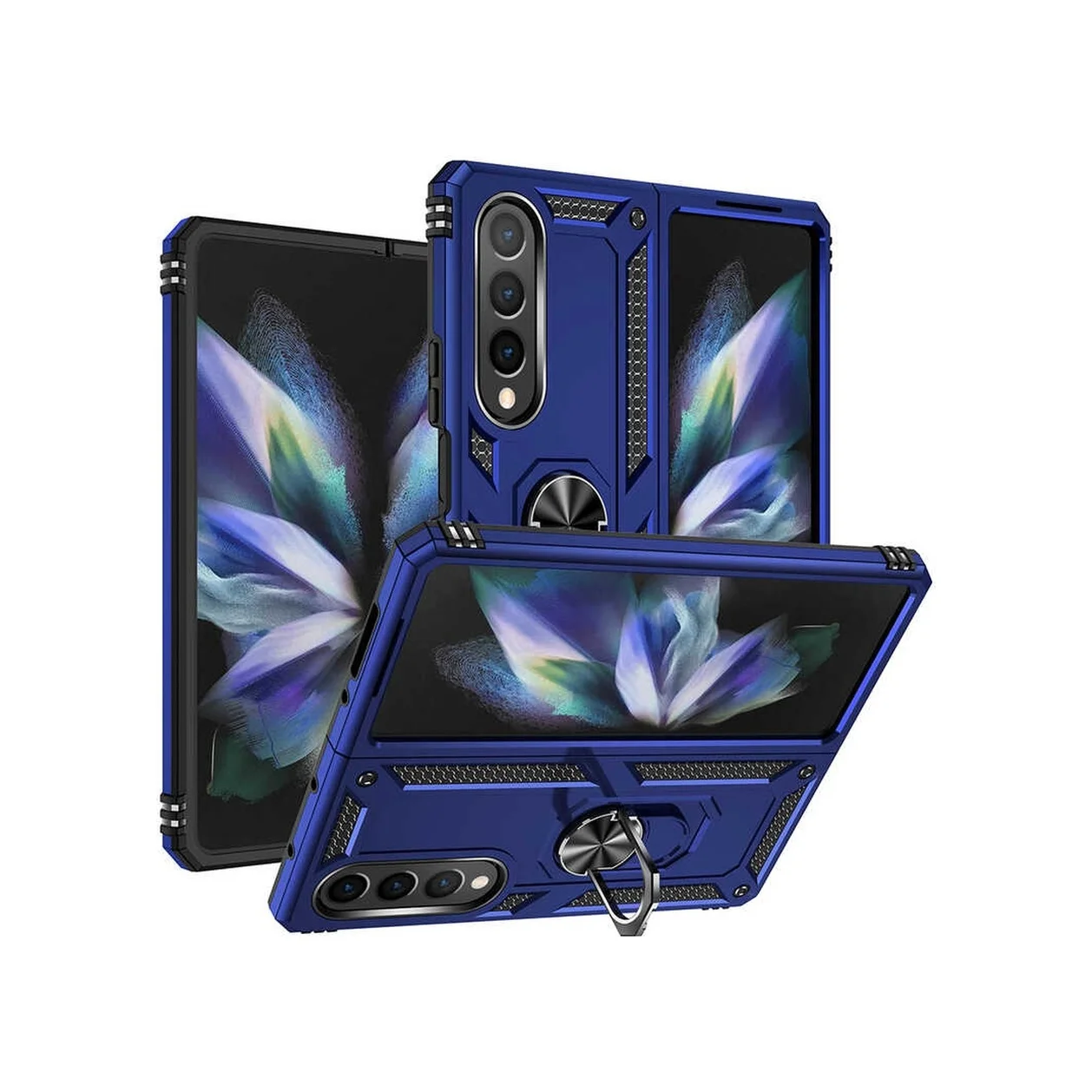 Lexroo Samsung Galaxy Uyumlu Z Fold 4 Kılıf Vega Kılıf - Mavi Lexroo Samsung Galaxy Uyumlu Z Fold 4 Kılıf Vega Kılıf - Mavi