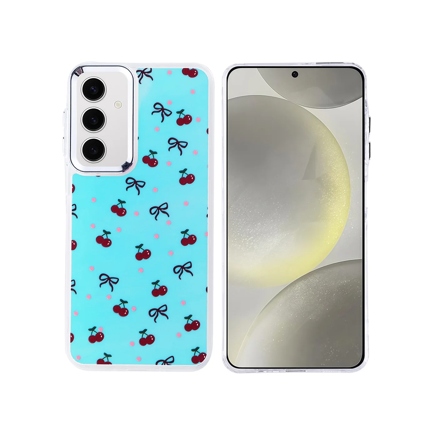 Lexroo Samsung Galaxy Uyumlu S24 Fe Kılıf Airbag Tasarımlı Hadra Kılıf - Kiraz Çok Renkli Lexroo Samsung Galaxy Uyumlu S24 Fe Kılıf Airbag Tasarımlı Hadra Kılıf - Kiraz Çok Renkli