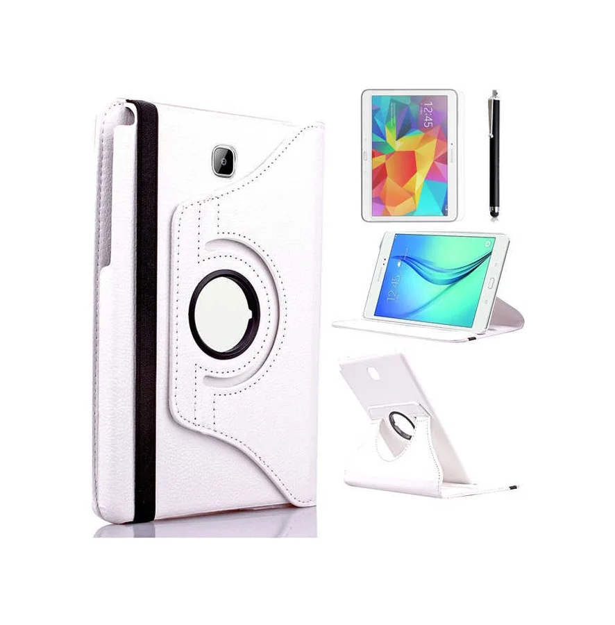 Lexroo Samsung Uyumlu Galaxy Tab A T580 10.1 Dönebilen Standlı Kılıf - Beyaz Lexroo Samsung Uyumlu Galaxy Tab A T580 10.1 Dönebilen Standlı Kılıf - Beyaz
