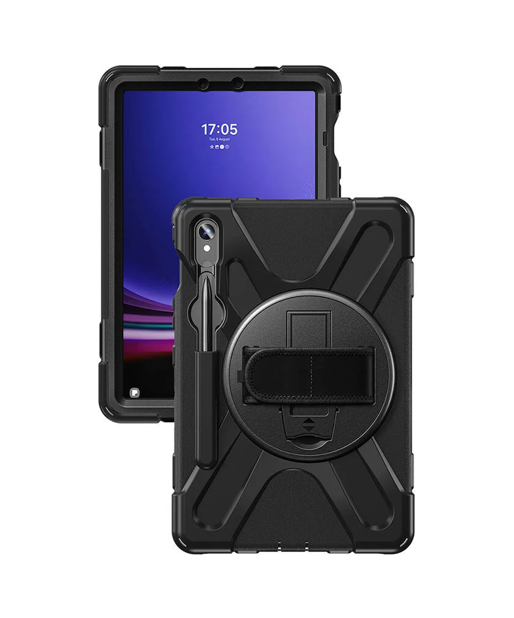 Lexroo Samsung Uyumlu Galaxy Tab S10 Lite Defender Tablet Silikon - Siyah Lexroo Samsung Uyumlu Galaxy Tab S10 Lite Defender Tablet Silikon - Siyah