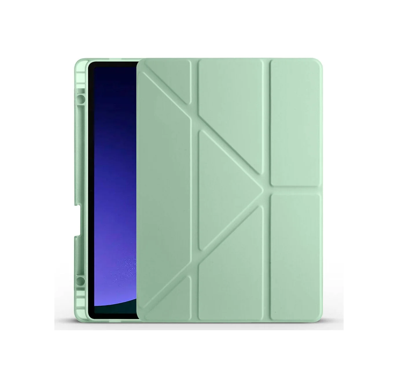 Lexroo Samsung Uyumlu Galaxy Tab S10 Lite Kılıf Tri Folding Kalem Bölmeli Standlı Kılıf - Açık Yeşil Silikon Lexroo Samsung Uyumlu Galaxy Tab S10 Lite Kılıf Tri Folding Kalem Bölmeli Standlı Kılıf - Açık Yeşil Silikon