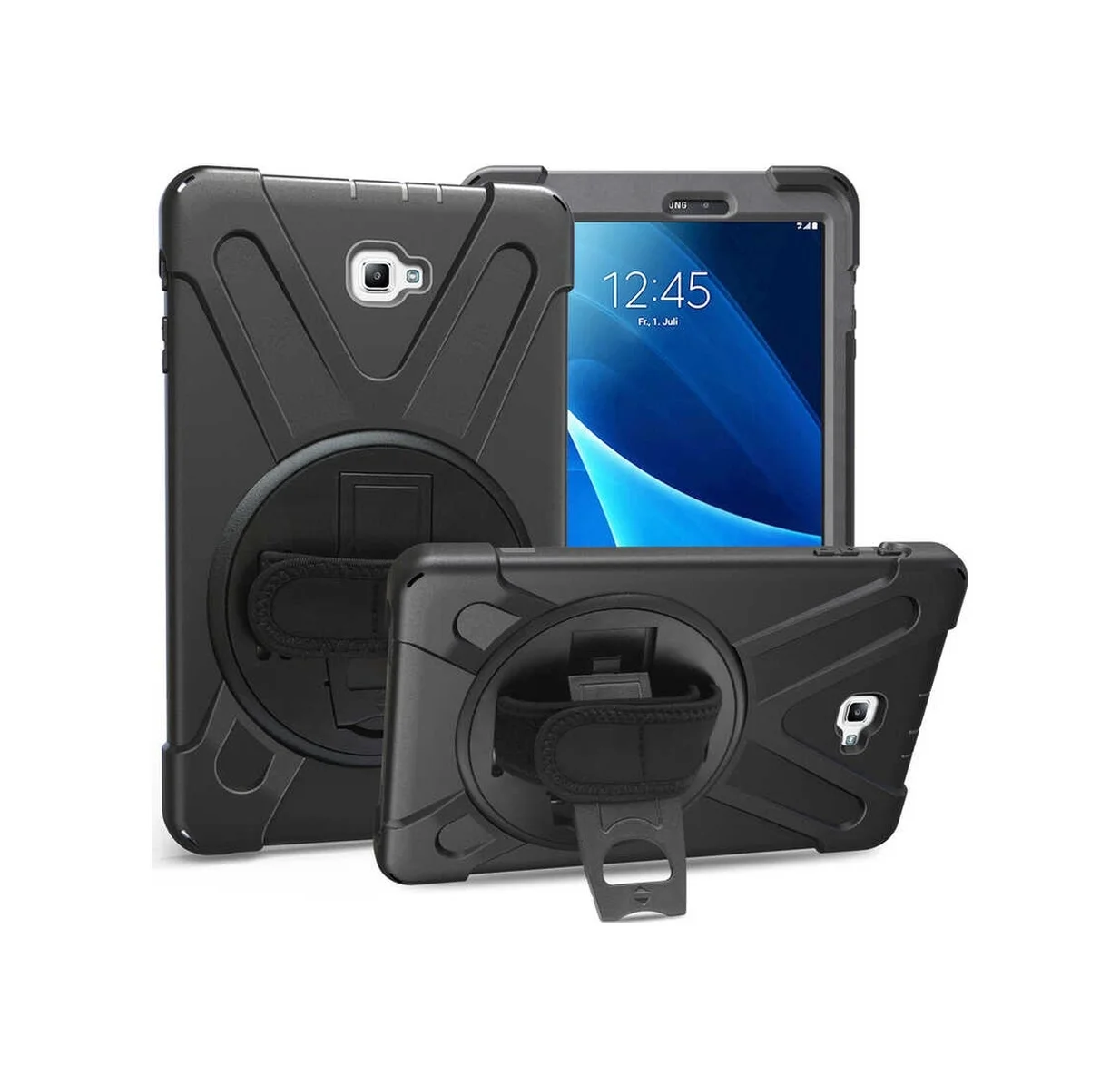 Lexroo Samsung Uyumlu Galaxy Tab A T580 10.1 Defender Tablet Silikon - Siyah Lexroo Samsung Uyumlu Galaxy Tab A T580 10.1 Defender Tablet Silikon - Siyah