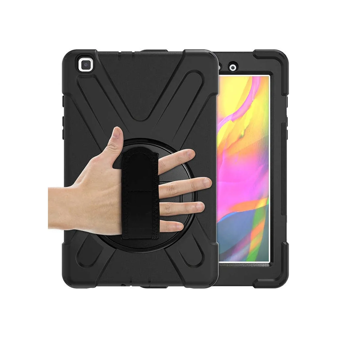 Lexroo Samsung Uyumlu Galaxy Tab A 8.0 2019 T290 Defender Tablet Silikon - Siyah Lexroo Samsung Uyumlu Galaxy Tab A 8.0 2019 T290 Defender Tablet Silikon - Siyah