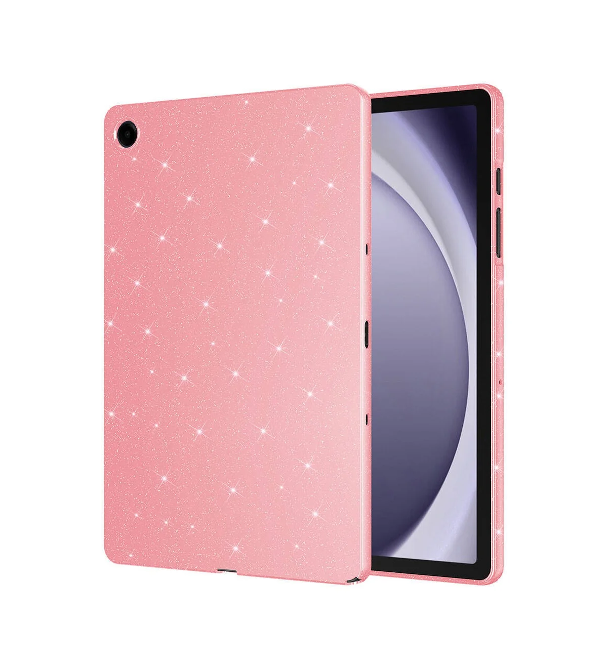 Lexroo Samsung Uyumlu Galaxy Tab S10 Lite Simli Parlak Görünümlü Tablet Koton Kılıf - Pembe Silikon Lexroo Samsung Uyumlu Galaxy Tab S10 Lite Simli Parlak Görünümlü Tablet Koton Kılıf - Pembe Silikon