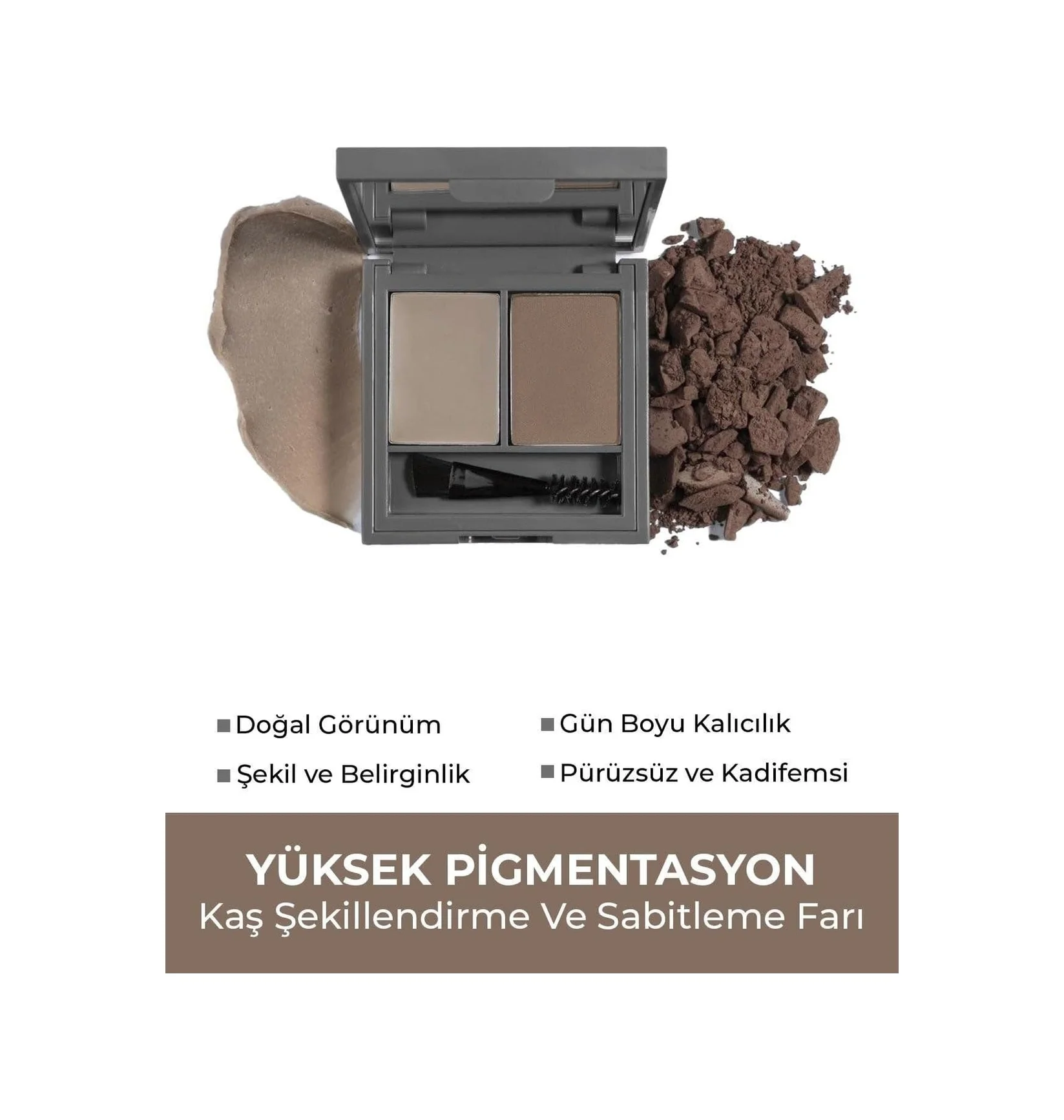 Lexroo Şekillendirici, Belirginleştirici Koyu Kahve Kaş Sabitleme Farı-perfect Fix Brow Palette 703 Lexroo Şekillendirici, Belirginleştirici Koyu Kahve Kaş Sabitleme Farı-perfect Fix Brow Palette 703