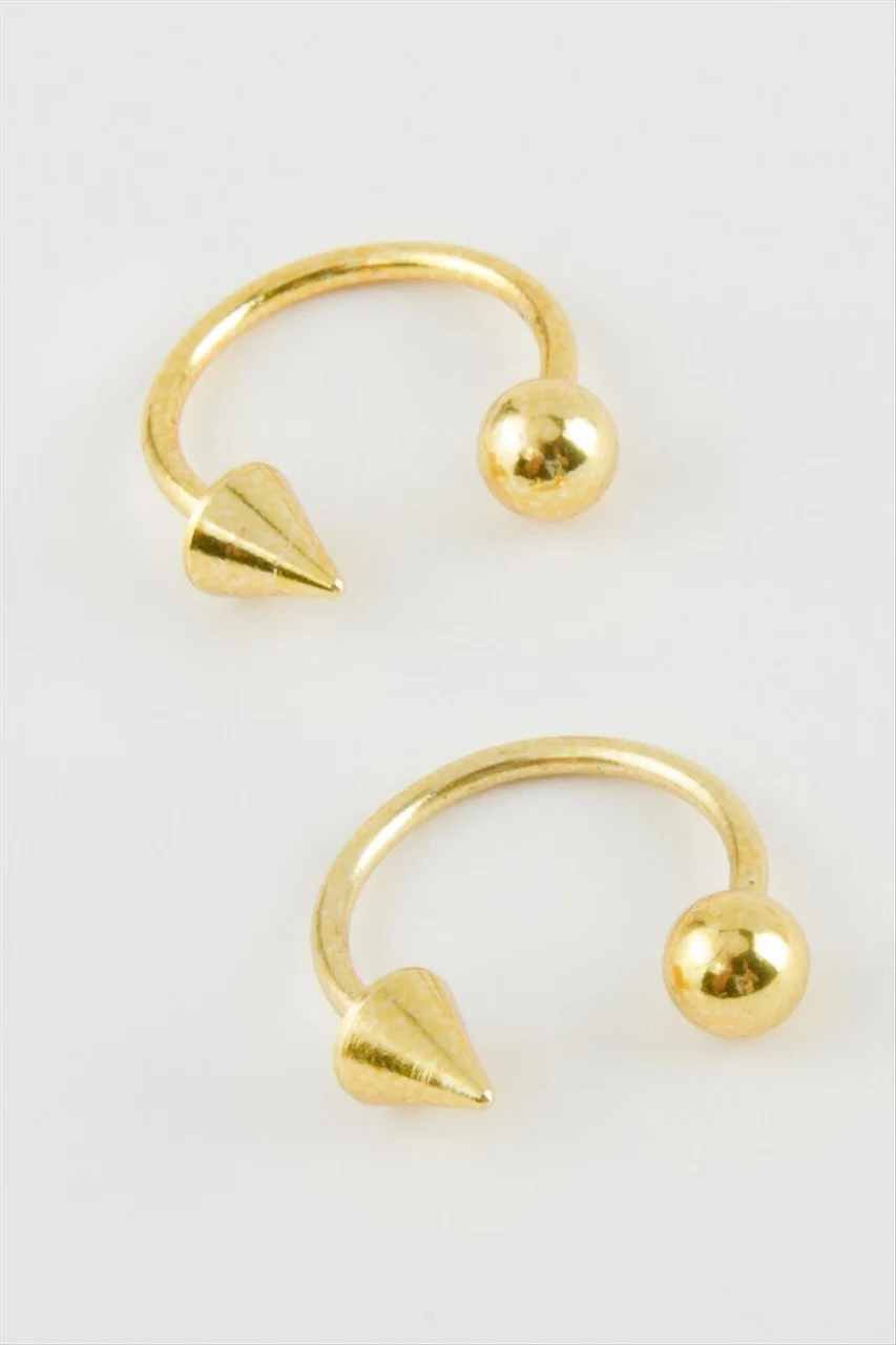 Lexroo Septum Çelik Piercing 2 Adet - Sarı Lexroo Septum Çelik Piercing 2 Adet - Sarı