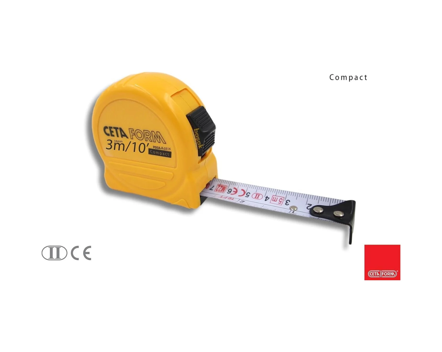 Lexroo Şerit Metre Inch/metrik 3 Mt-10 Ft 16 Mm P05a-0316 Lexroo Şerit Metre Inch/metrik 3 Mt-10 Ft 16 Mm P05a-0316