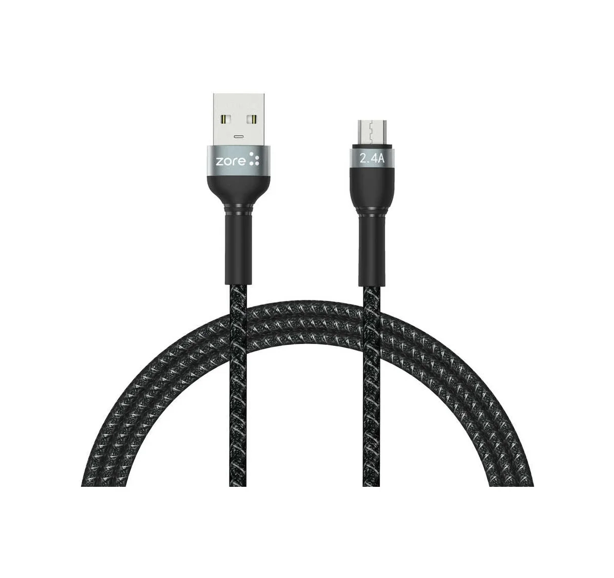 Lexroo Shira Serisi Micro Usb Kablo 1m - Siyah Lexroo Shira Serisi Micro Usb Kablo 1m - Siyah