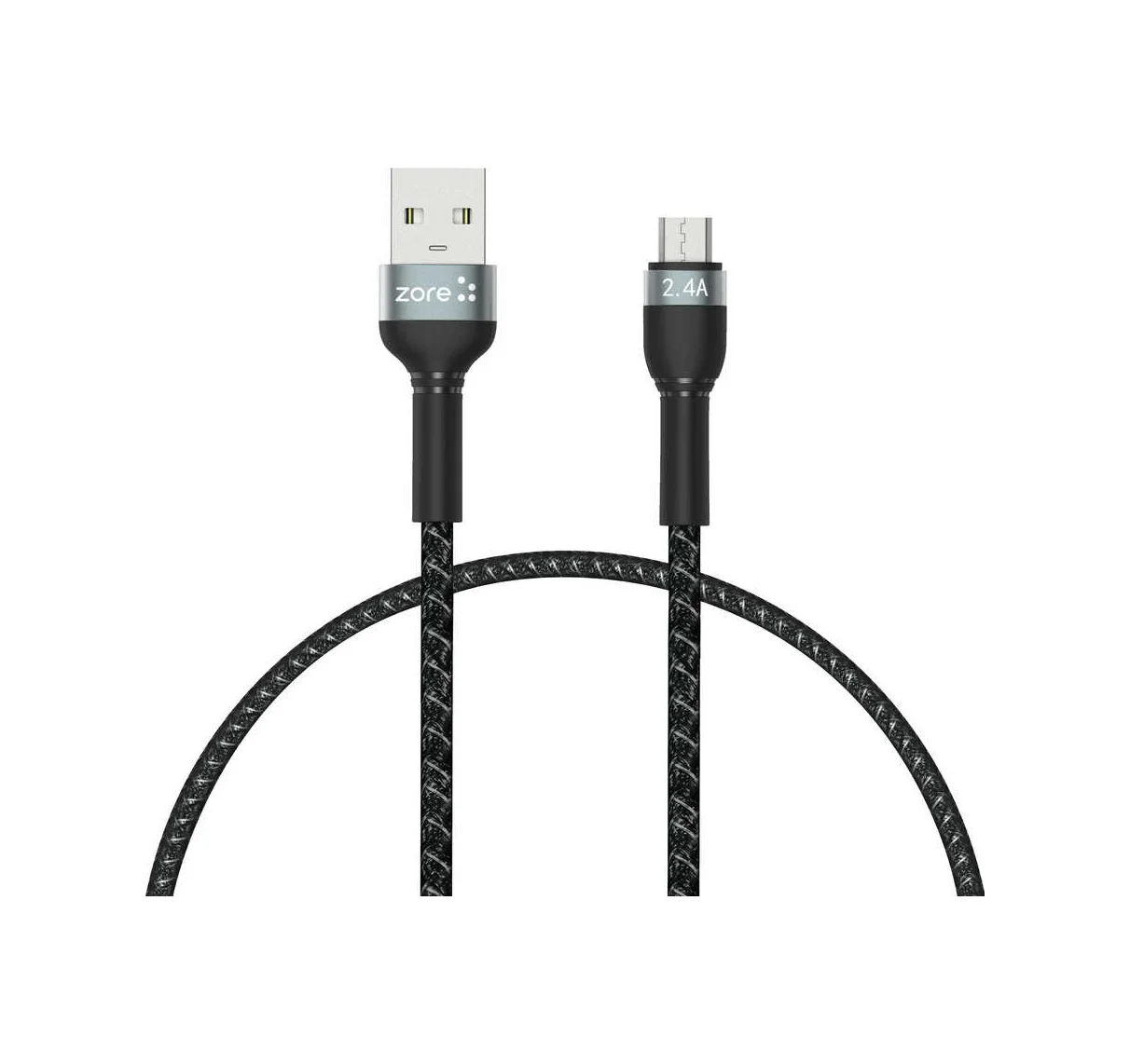 Lexroo Shira Serisi Micro Usb Kablo 30cm - Siyah Lexroo Shira Serisi Micro Usb Kablo 30cm - Siyah