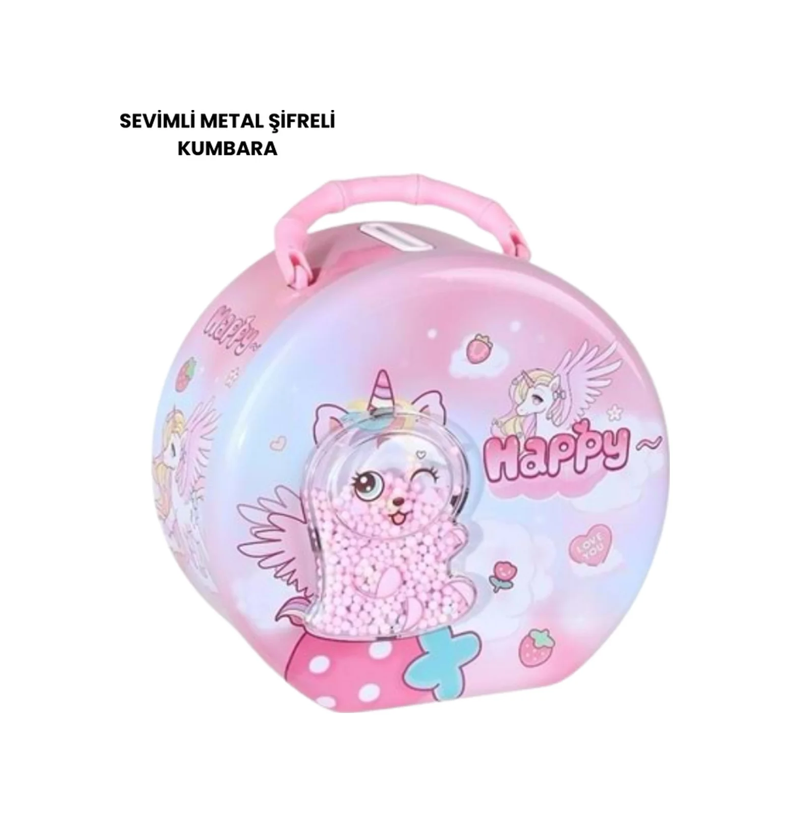 Lexroo Şifreli Kumbara Pembe Standart Lexroo Şifreli Kumbara Pembe Standart