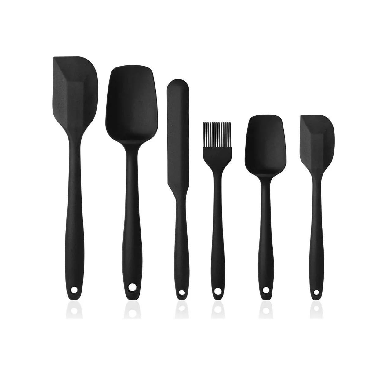 Lexroo Silikon Mutfak Yardımcısı, 6 Adet Silikon Spatula, Çorba Kaşığı, Fırın Fırçası, Spatula Çok Renkli Lexroo Silikon Mutfak Yardımcısı, 6 Adet Silikon Spatula, Çorba Kaşığı, Fırın Fırçası, Spatula Çok Renkli
