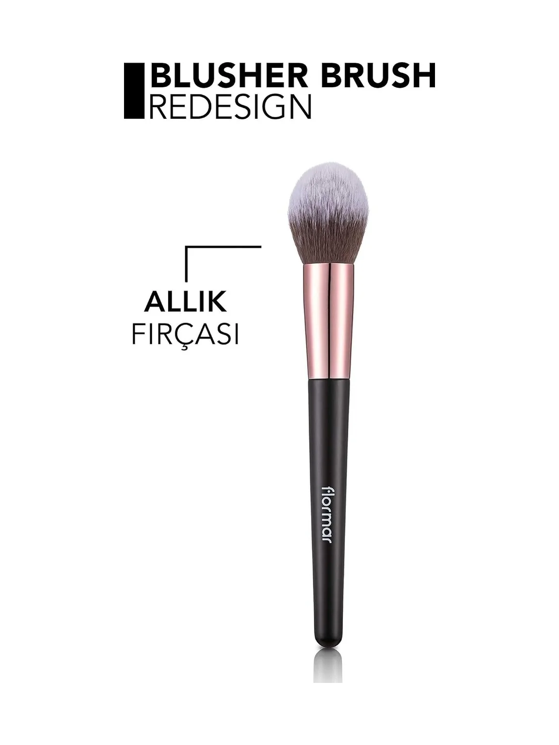 Lexroo Silindir & Yuvarlak Uçlu Allık Fırçası Lexroo Silindir & Yuvarlak Uçlu Allık Fırçası