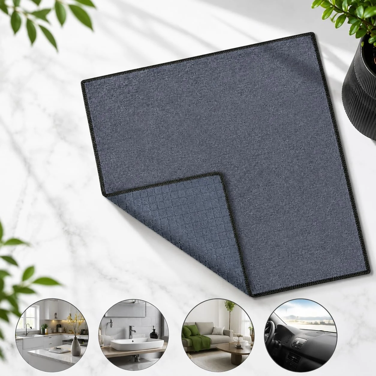 Lexroo Simli Parlaks Mikrofiber Ovma Bezi 40x40 Cm, Zor Kir Ve Yağ Çözücü Temizlik Bezi Çok Renkli Lexroo Simli Parlaks Mikrofiber Ovma Bezi 40x40 Cm, Zor Kir Ve Yağ Çözücü Temizlik Bezi Çok Renkli