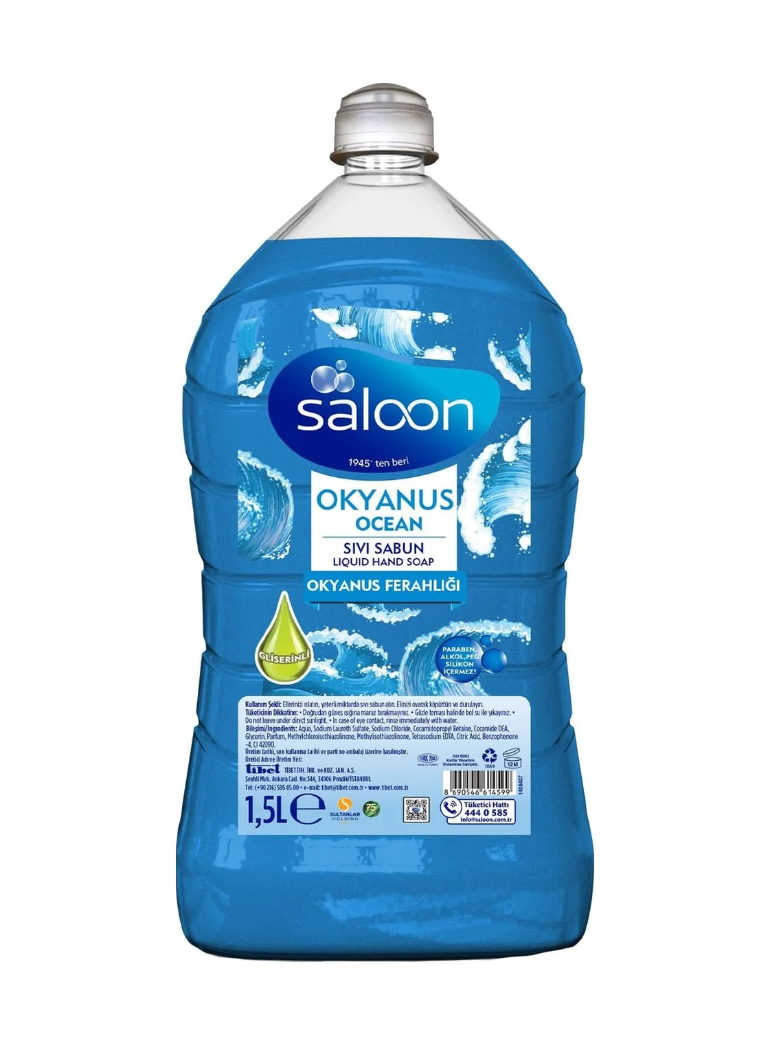 Lexroo Sivi Sabun Okyanus Ferahliği 1,5l Lexroo Sivi Sabun Okyanus Ferahliği 1,5l