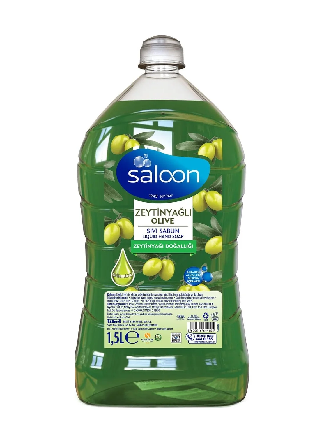 Lexroo Sivi Sabun Zeytinyağli 1,5 L Lexroo Sivi Sabun Zeytinyağli 1,5 L