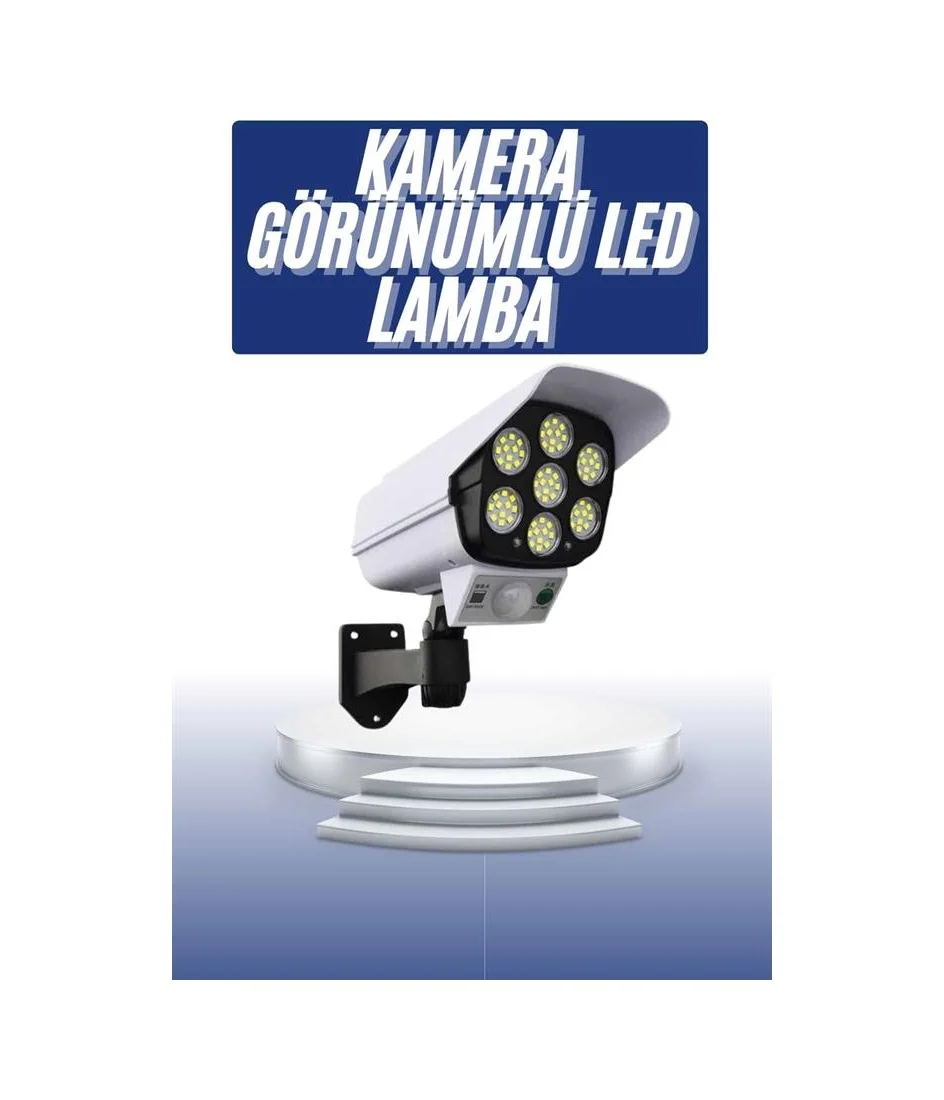 Lexroo Solar Bahçe Lambası Uzaktan Kumandalı Kamera Görünümlü Hareket Sensörlü Standart Lexroo Solar Bahçe Lambası Uzaktan Kumandalı Kamera Görünümlü Hareket Sensörlü Standart