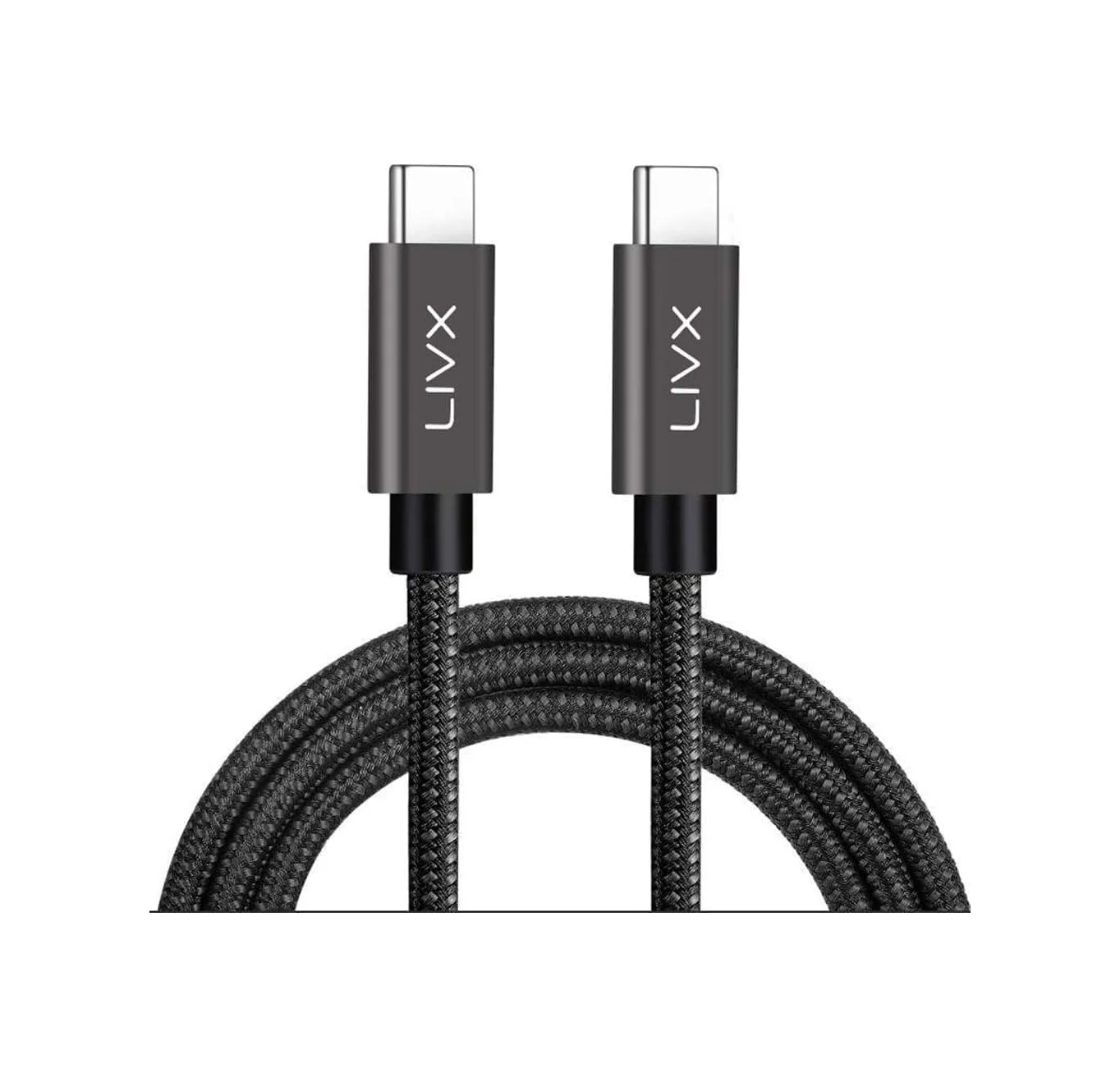 Lexroo Solid 100w 5a Type C To Type C 3 Metre Hızlı Şarj Ve Data Kablosu Halat Örgülü Space Gray Standart Lexroo Solid 100w 5a Type C To Type C 3 Metre Hızlı Şarj Ve Data Kablosu Halat Örgülü Space Gray Standart