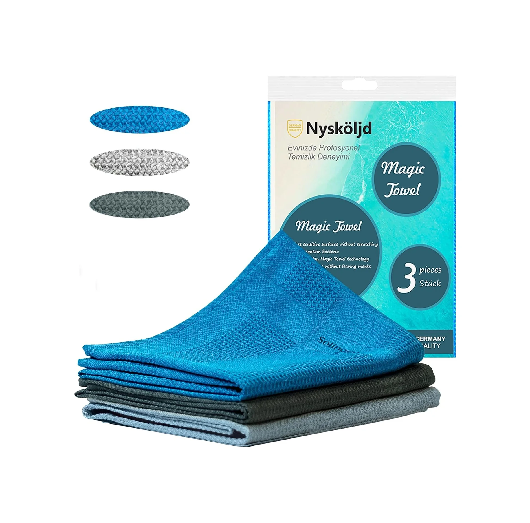 Lexroo Solingen Plus Mikrofiber Bez Cam Bezi Mikrofiber Temizlik Bezleri Sihirli Mikrofiber beyaz Lexroo Solingen Plus Mikrofiber Bez Cam Bezi Mikrofiber Temizlik Bezleri Sihirli Mikrofiber beyaz