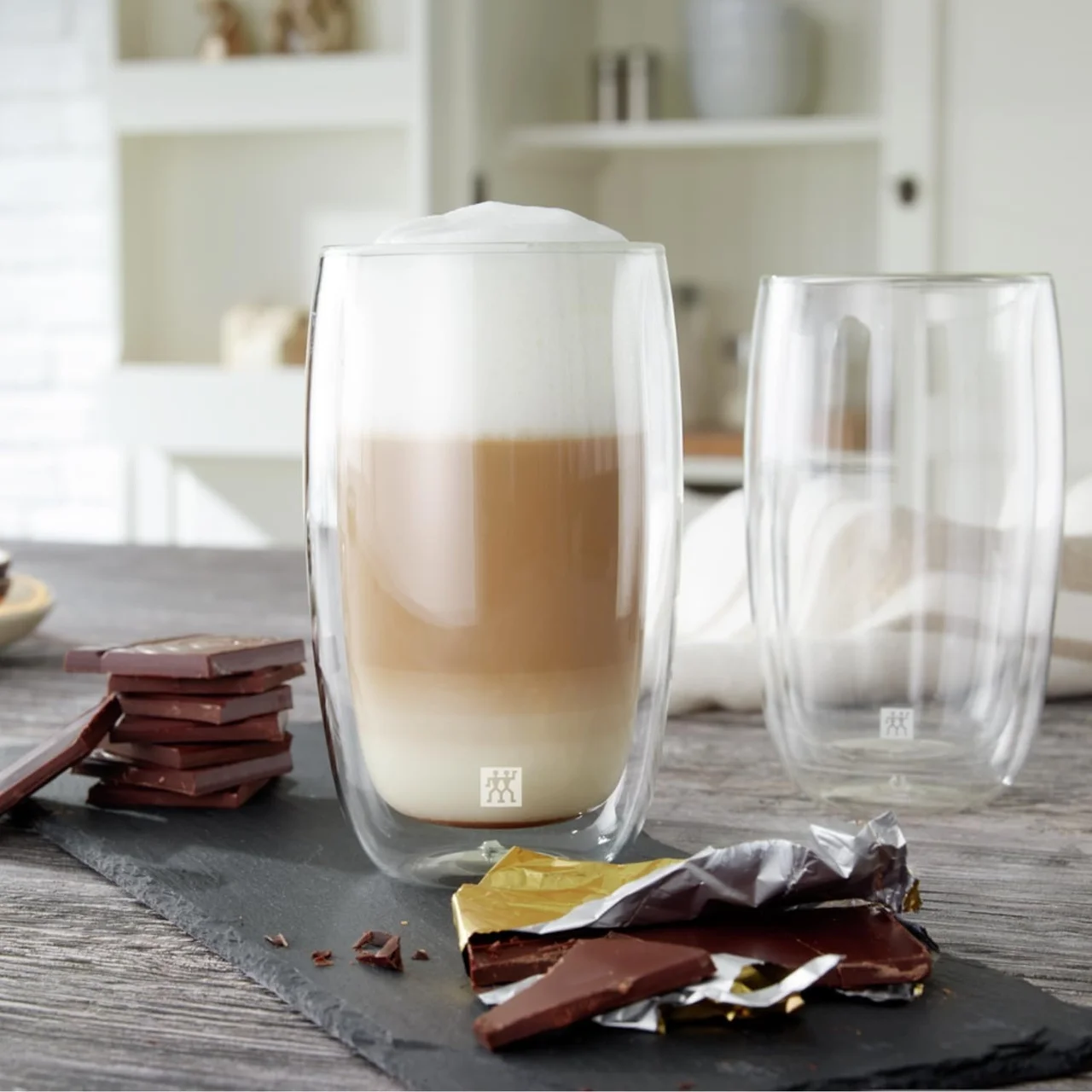 Lexroo Sorrento Çift Camlı 2'li Latte Macchiato Bardak Seti, 350 Ml Çok Renkli Lexroo Sorrento Çift Camlı 2'li Latte Macchiato Bardak Seti, 350 Ml Çok Renkli
