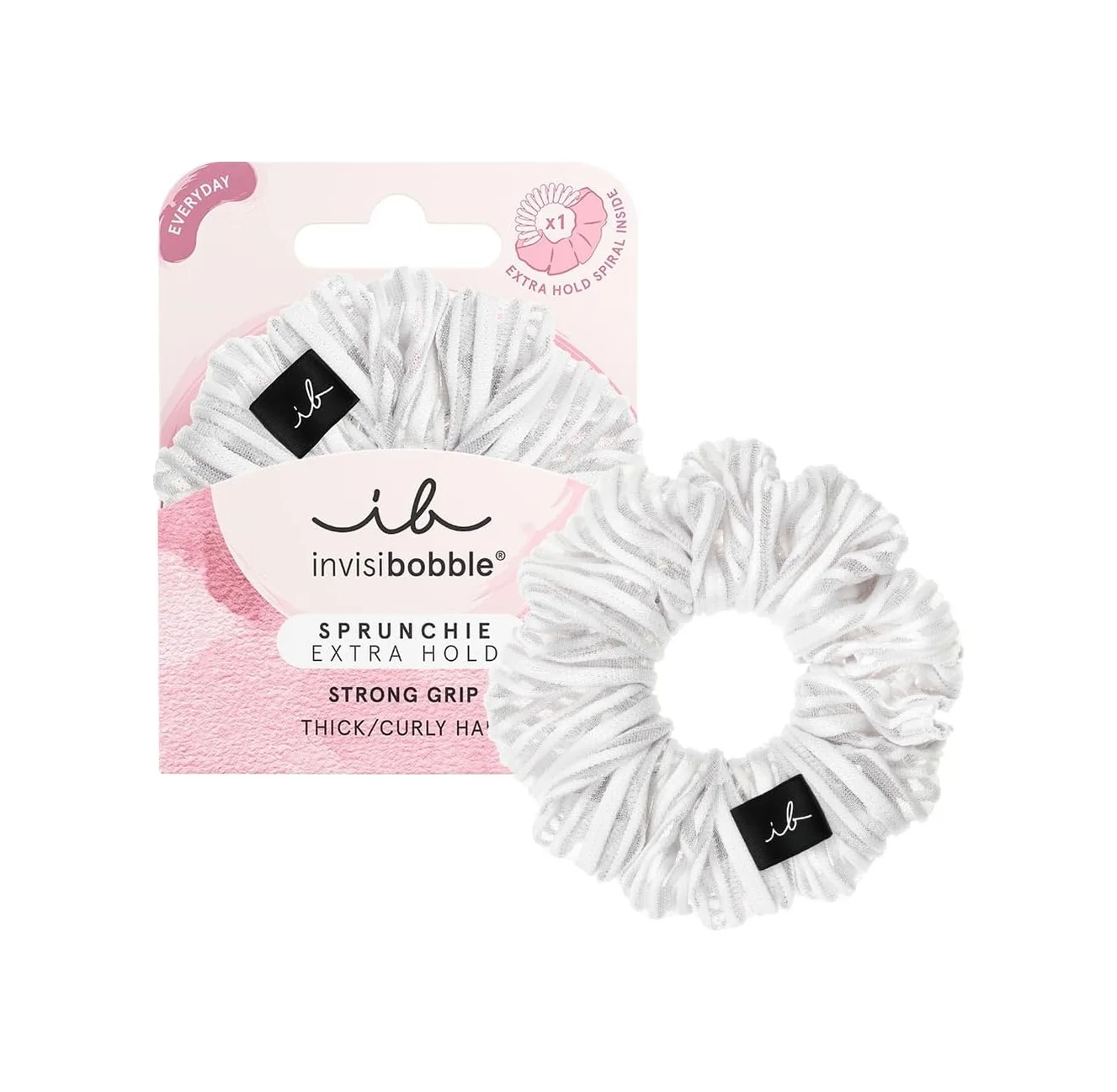 Lexroo Sprunchie Extra Hold Pure White 1 Adet Güçlü Kumaş Toka Çok Renkli Lexroo Sprunchie Extra Hold Pure White 1 Adet Güçlü Kumaş Toka Çok Renkli