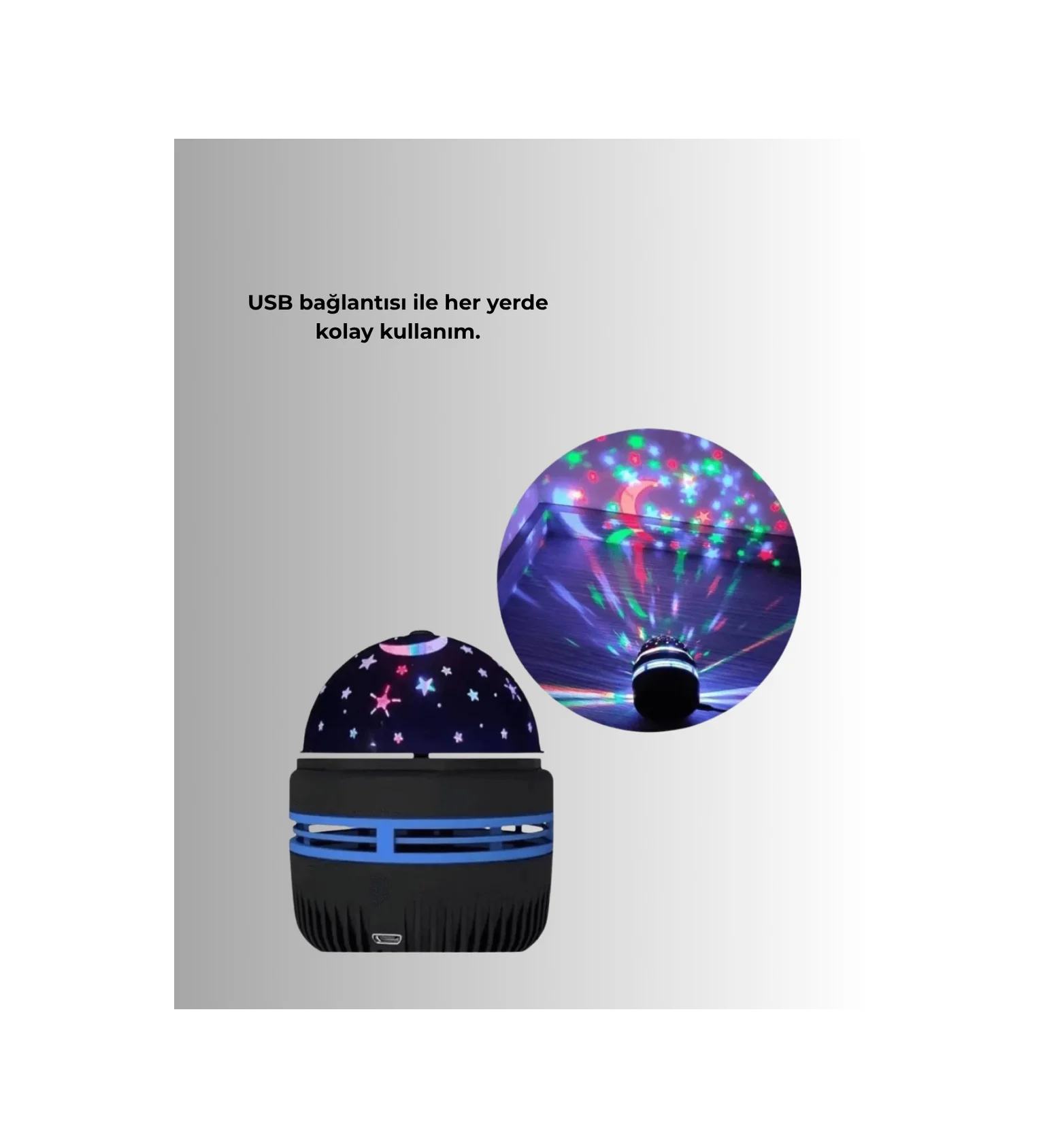 Lexroo Star Master Galaxy Projektör 360 Dönebilen Gece Lambası, Dekoratif Ambiyans Işığı Çok Renkli Lexroo Star Master Galaxy Projektör 360 Dönebilen Gece Lambası, Dekoratif Ambiyans Işığı Çok Renkli