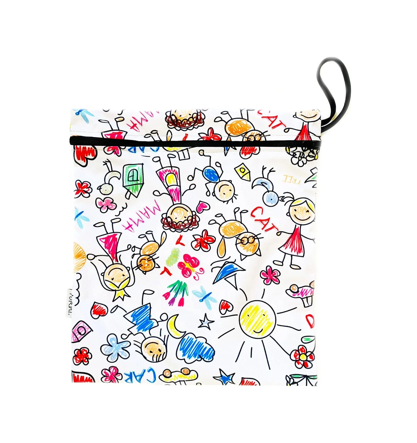 Lexroo Su Geçirmez Bebek Kirli Bez Kıyafet Islak Mayo Çantası 43x46 Cm Çok Renkli Lexroo Su Geçirmez Bebek Kirli Bez Kıyafet Islak Mayo Çantası 43x46 Cm Çok Renkli