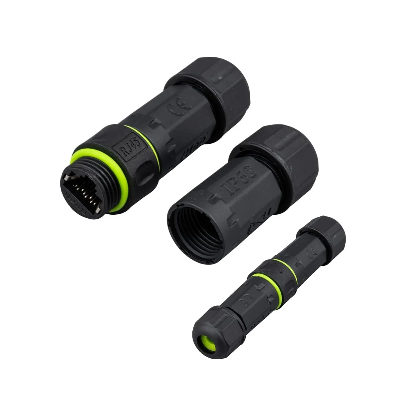 Lexroo Su Geçirmez Ip68 Korumalı Rj45 Ethernet Konnektör Soketleri Cat6/cat5e/cat5 Network Ağ Lexroo Su Geçirmez Ip68 Korumalı Rj45 Ethernet Konnektör Soketleri Cat6/cat5e/cat5 Network Ağ