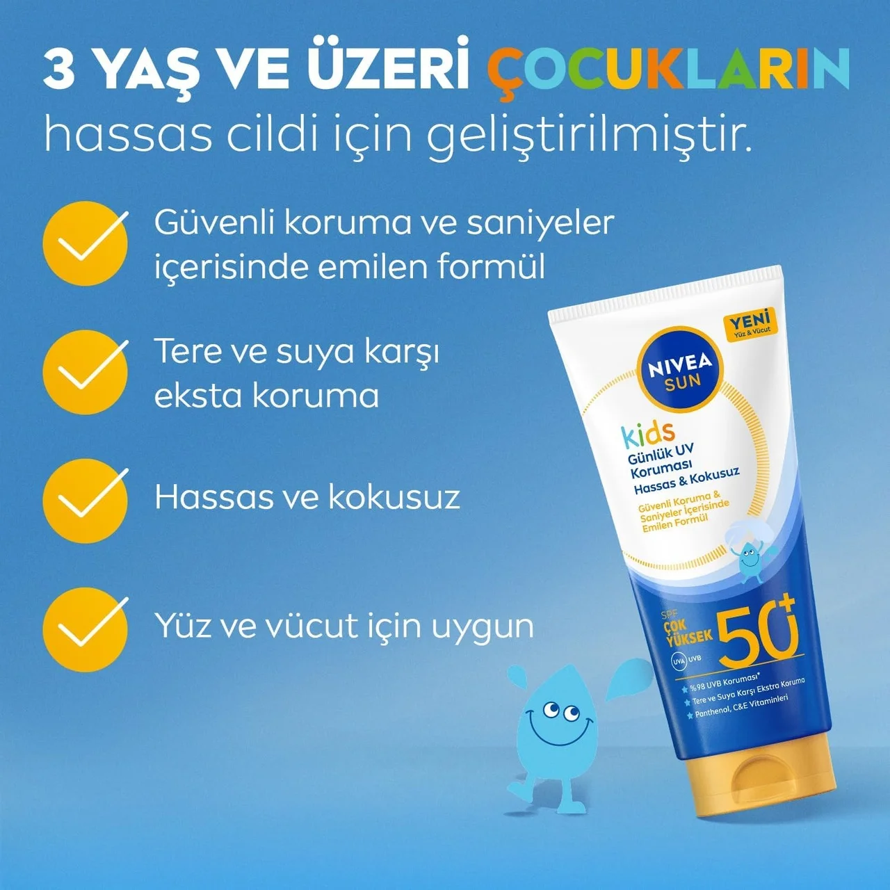Lexroo Sun Spf50 Çok Yüksek Korumalı Çocuk Güneş Kremi 100 Ml, Tere Ve Suya Dayanıklı,c,e Vitamini Lexroo Sun Spf50 Çok Yüksek Korumalı Çocuk Güneş Kremi 100 Ml, Tere Ve Suya Dayanıklı,c,e Vitamini