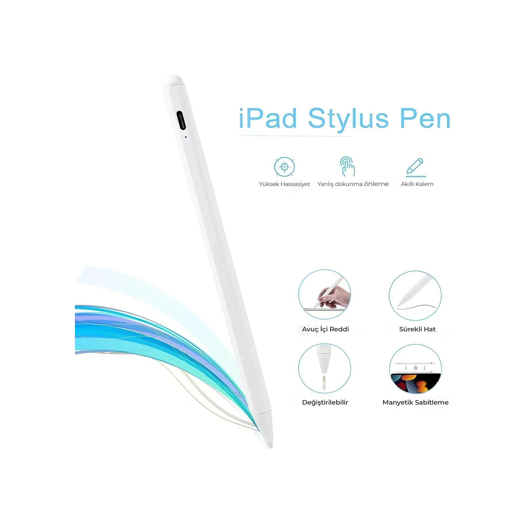 Lexroo Tablet Kalemi İpad Uyumlu Standart Lexroo Tablet Kalemi İpad Uyumlu Standart