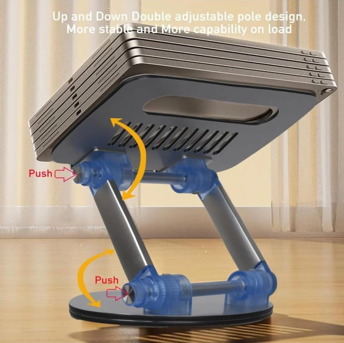 Lexroo Taşınabilir Katlanabilir Folding Alüminyum Dizüstü Bilgisayar Notebook Stand Alüminyum Lexroo Taşınabilir Katlanabilir Folding Alüminyum Dizüstü Bilgisayar Notebook Stand Alüminyum