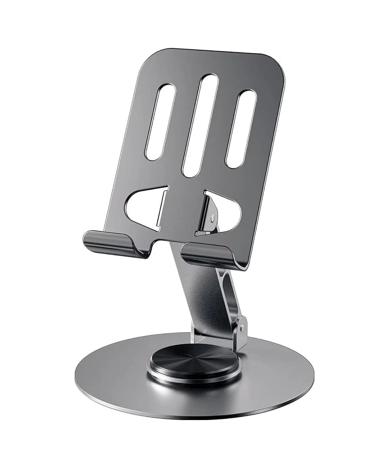 Lexroo Taşınabilir Katlanabilir 360 Dönebilen Karbon Çelik Tasarımlı Telefon Ve Tablet Standı Lexroo Taşınabilir Katlanabilir 360 Dönebilen Karbon Çelik Tasarımlı Telefon Ve Tablet Standı