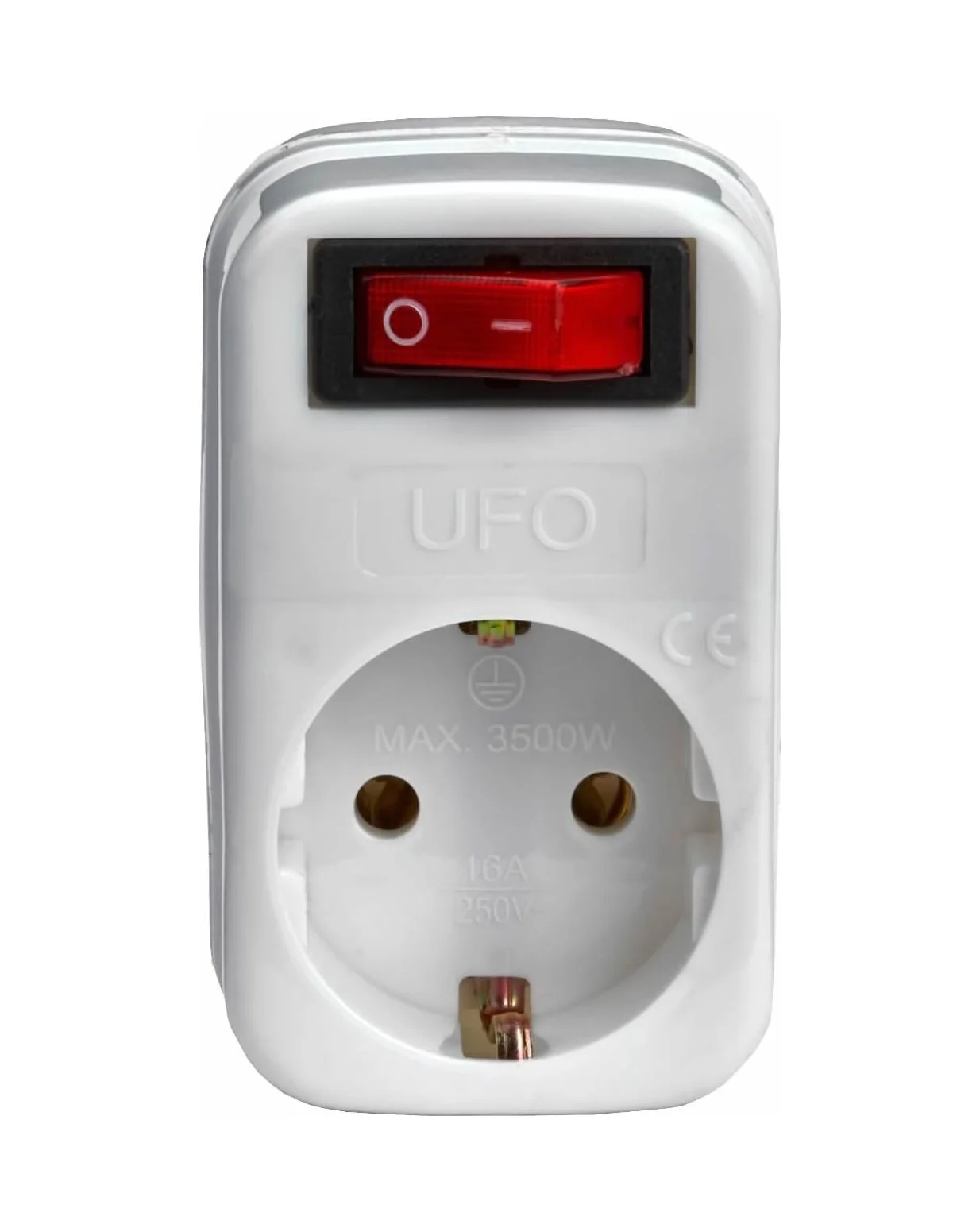 Lexroo Tekli Akım Korumalı Anahtarlı Priz 16a 250v, Max 3500w Aşırı Yük Koruması Beyaz Diğer Lexroo Tekli Akım Korumalı Anahtarlı Priz 16a 250v, Max 3500w Aşırı Yük Koruması Beyaz Diğer