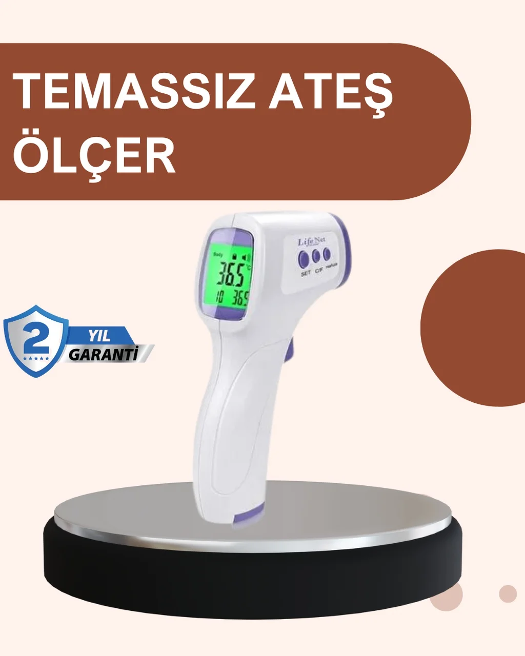 Lexroo Temassız Dijital Ateş Ölçer Büyük Ekranlı Hızlı Okuma Lexroo Temassız Dijital Ateş Ölçer Büyük Ekranlı Hızlı Okuma
